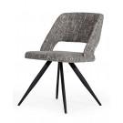 Modrest Palmer - Modern Grey Fabric Dining Chair (Set of 2)