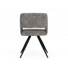 Modrest Palmer - Modern Grey Fabric Dining Chair (Set of 2)