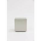 Modrest Anvil Modern Brushed Stainless Steel End Table image