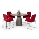 Modrest Altair Modern Red Fabric Dining Chair