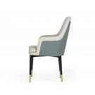 Modrest Duval Modern  Grey Dining Chair