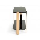 Modrest Leroy Modern Ebony & Rosegold Console Table