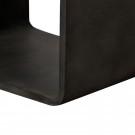 Modrest Pickens - Modern Dark Grey Concrete Cube Shelf