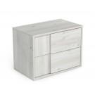 Nova Domus Asus - Italian Modern White Washed Oak Nightstand image