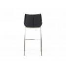 Modrest Dave - Modern Black Eco-Leather Bar Stool (Set of 2)