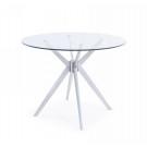 Modrest Dallas - Modern Brushed Stainless Steel Dining Table image