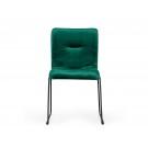 Modrest Yannis - Modern Green Fabric Dining Chair (Set of 2)