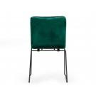 Modrest Yannis - Modern Green Fabric Dining Chair (Set of 2)