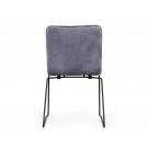 Modrest Yannis - Modern Grey Fabric Dining Chair (Set of 2)