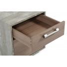 Nova Domus Boston Modern Brown Oak & Faux Concrete Office Small File Cabinet