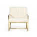 Divani Casa Baylor - Modern Off-White Accent Chair image