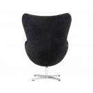 Modrest Lenmar - Modern Black Fabric Accent Chair