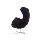 Modrest Lenmar - Modern Black Fabric Accent Chair image