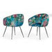 Modrest Roxann - Contemporary Floral Velvet Dining Chair image