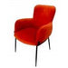 Modrest Frisco - Mid-Century Orange Velvet dining Chair image