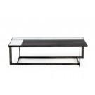 Modrest Fargo - Modern Ceramic & Grey Walnut Coffee Table image