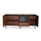 Modrest Ackley - Modern Walnut, Grey and Charcoal Buffet