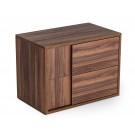 Nova Domus Asus - Italian Modern Walnut Nightstand image