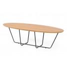 Modrest Esther - Industrial Large Oak Coffee Table