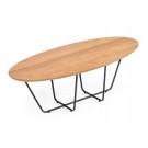 Modrest Esther - Industrial Small Oak Coffee Table