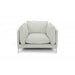 Divani Casa Harvest - Modern White Full Leather Chair image