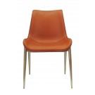 Modrest Holt - Modern Cognac Eco-Leather Dining Chair  (Set of 2) image