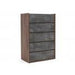 Nova Domus Rado Modern Walnut & Stucco Chest image