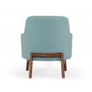 Modrest Metzler - Modern Mint Green Fabric Accent Chair