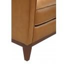 Divani Casa Naylor - Modern Brown Italian Leather Split Chair image