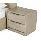 Modrest Samson - Contemporary Grey and Silver Nightstand image