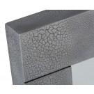 Modrest Buckley - Modern Grey Crackle Mirror