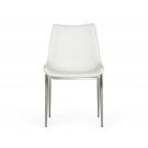 Modrest Frasier - Modern White Eco-Leather Dining Chair (Set of 2) image