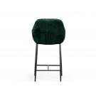 Modrest Katrina - Modern Green Fabric Bar Stool