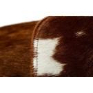 Modrest Belvista - Modern Brown Cowhide Ottoman