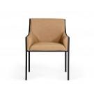 Modrest Raul - Modern Suede Tan Dining Chair image