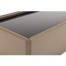 Modrest Vargas - Modern Beige Leatherette Coffee Table