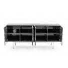 Modrest Gwen - Modern Grey High Gloss Buffet