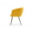 Modrest Luzerne - Modern Yellow Velvet Dining Chair image