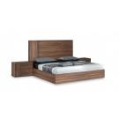 Nova Domus Asus - Italian Modern Walnut Bedroom Set