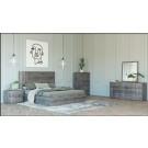 Nova Domus Asus - Italian Modern Elm Grey Bed