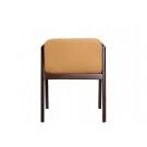 Modrest Avrum - Modern Camel Eco-Leather Dining Chair (Set of 2)