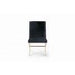 Modrest Alexia Modern Black & Rosegold Dining Chair image