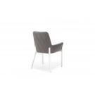 Modrest Robin Modern Grey Bonded Leather Dining Chair