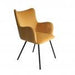 Modrest Barrett - Modern Yellow Velvet Dining Chair image