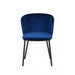 Modrest Bessie - Modern Blue Velvet Dining Chair (Set of 2) image