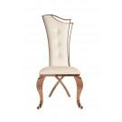 Modrest Bonnie - Beige Velvet & Rose Gold Dining Chair (Set of 2) image