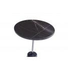 Modrest Bruce - Contemporary Black Marble End Table