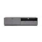 Modrest Buckley - Modern Grey Crackle TV Stand