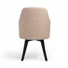 A&X Caligari Modern Beige Fabric Dining Chair (Set of 2)