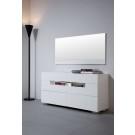 Modrest Ceres - Modern LED White Lacquer Dresser